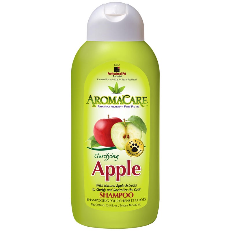 PPP AromaCare Clarifying Apple Shampoo for Dogs - Deep Cleansing Formula - Leaves Skin & Coat Smelling Great - 8 fl oz.